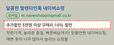 네이버 확장소재 홍보문구
